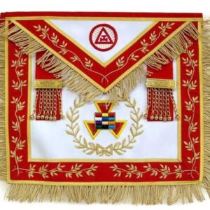 Masonic Royal Arch Grand High Priest Apron Wreath Bullion Hand Embroidered