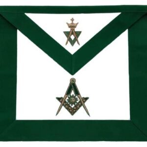 Allied Masonic Degree AMD Hand Embroidered Officer Apron - Senior Deacon