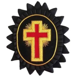 Knights Templar Chapeau Rosettes Past Commander with rays londonregalia.com