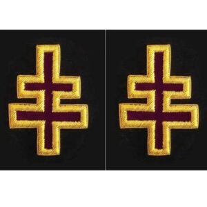 Knights Templar Sleeve Crosses Encampment Officer