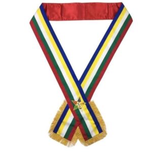 Masonic Order of the Eastern Star OES Sash Five Color sash