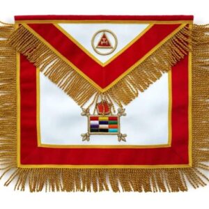Masonic apron Massachusetts Chapter Hand Embroidered