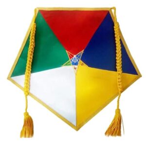 OES Five Color Satin Apron Order of the Eastern Star