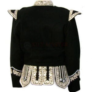 Silver Hand Embroidered Doublet Jacket