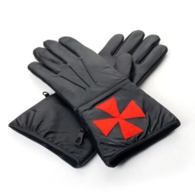 Masonic Gloves Black