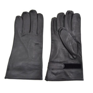 Military Issue Black Leather Glove