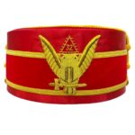 32nd Degree Scottish Rite Wings UP Red Cap