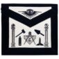 Masonic Apron Hand Embroidered (Funeral)