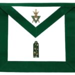 Allied Masonic Degree AMD Embroidered Officer Apron – Junior