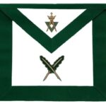 Allied Masonic Degree AMD Embroidered Officer Apron – Secretary