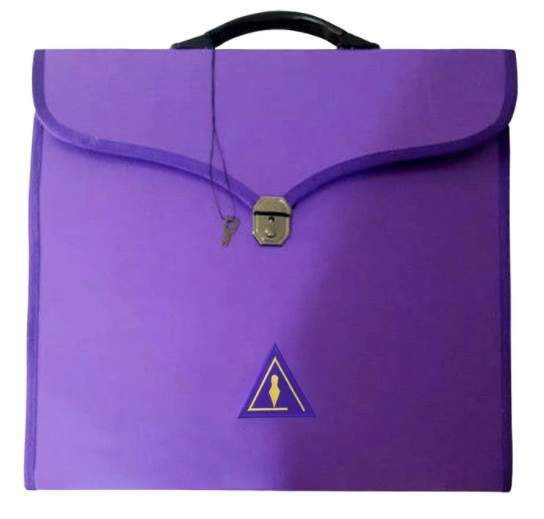 Masonic Cryptic Purple MM/WM and Provincial Full Dress Carrying Cases