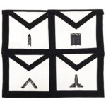 Masonic Funeral Apron Set