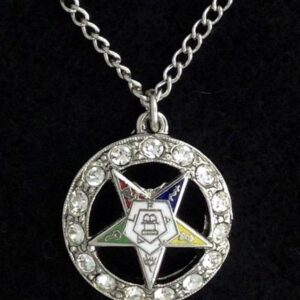 Masonic Pendant | Order of The Eastern Star Round