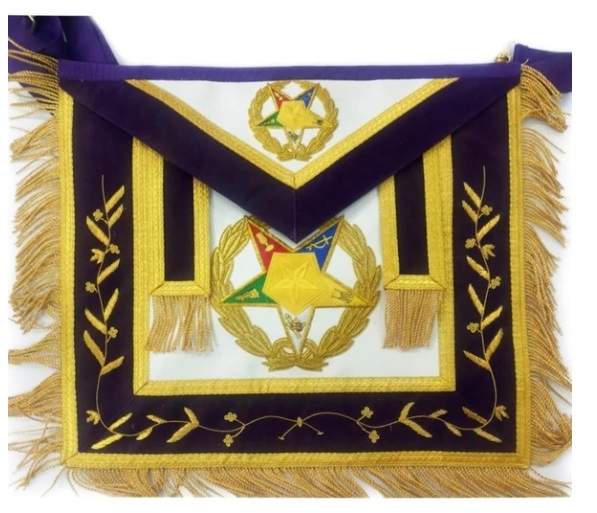 Order of the Easter Star OES Grand associate Masonic Apron