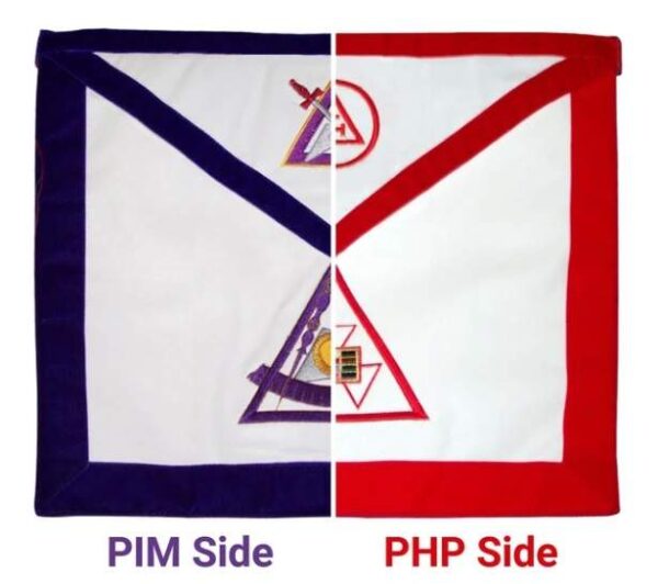 PHP/PIM York Rite Apron -  Reversible apron
