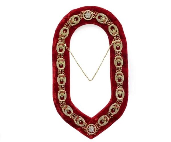 Shriner - Masonic Rhinestone Chain Collar