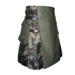 Men Camouflage Kilt