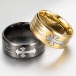 Black Gold Rings | Knights Templar Cross Rings
