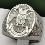 Eagle Sword Masonic Ring - Silver
