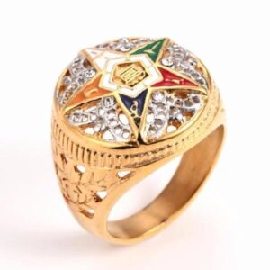 Masonic Rings | OES Masonic Golden Ring